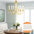 Helunsi 4 inch 12 Pack E12 4'' Chandelier Candle Sleeves, White Plastic Candle Light Socket Cover, DIY Slip Over Base