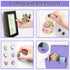 VNDUEEY 100Pcs Ceramic Magnets for Crafts, Strong Adhesive Backing Small Round Discs for DIY, Classroom, Science Hobbies