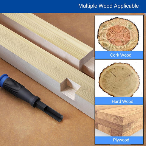 Right Angle Chisel - Chrome Steel Timber Framing Corner Chisel for Woodworking Slotting & Cutting