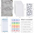 Budget Binder Leather A6 Cash Envelopes, Money Saving Binder with Zipper Envelopes for Budgeting, Gray