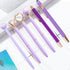 Personalized Pens for Women, 6 Pcs Purple Pens Ballpoint Pens Bulk, 1.0mm Medium Point Black Ink Pens for Journaling, Office and School Supplies Pens Gifts for Nurse Teacher (Purple) by YOXMJDB