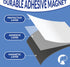 Business Card Magnets Pack of 100, Customize with Peel and Stick Adhesive for Personalized Magnetic Business Cards