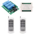 DC 12V 24V 36V 48V Wireless Switch, 433Mhz 12V-48V 10A 6 Channel
