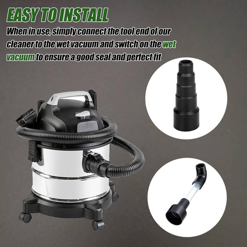 Wet Vac Attachment AC Drain Line Vacuum Adapter to Unclog A/C HVAC Drain Lines, Universal Cleaner Tool