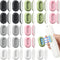 VZZNN 20 Pack Magnetic Remote Control Holder Wall Mount (5 Colors), Self Adhesive