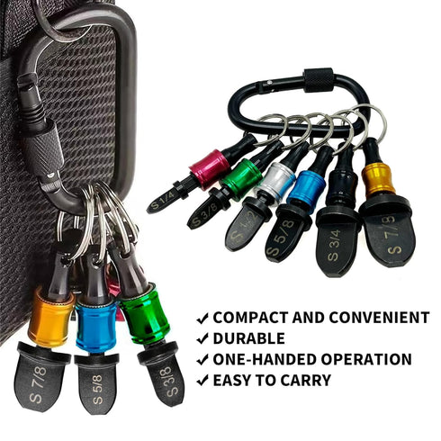 HVAC Swage Tool Set, Boring Drill Bits, Air Conditioner Copper Tube Expander, Swaging Tool Drill Bit Set