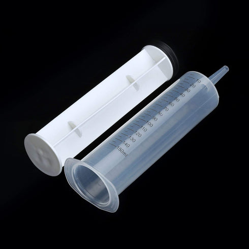 150ml Syringe with 27.6 Inch Tube and Blunt Needle 14G 1.5”, Large Plastic Syringe for Scientific Labs, Watering