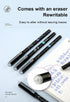 Gel Ink Pens 12PCS Erasable, with Eraser 0.5mm Fine Point Black/Blue 12 Constellations Ink Medium Point Creativity for Journaling Writing Drawing Office Home School (Black) by ToneGrip