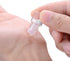 USRommaner 50 Pack 1ml 1/4 Clear Glass Sample Vials For Essential Oils,Empty Glass Roller Bottle With Stainless Steel