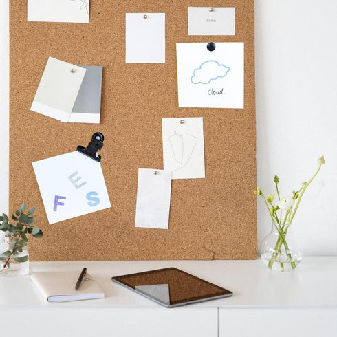 White Non-Sticky Notes 3 x 3 Inch Memo Pads, Blank Loose Paper with Acrylic Holder for Office, Home, School (500 Sheets)