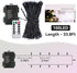 33Ft 100 8Modes Battery String Lights Outdoor LED Fairy Lights for Indoor Outdoor Waterproof with Remote Timer Battery
