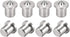 uxcell 5mm Stainless Steel Drill Center for Dowel and Tenon, Woodworking Doweling Centering Tool, 8Pcs
