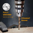 POWERTEC Cobalt Drill Bits 10 Pack, 1/4 Inch and 3/8 Inch, M35 HSS Jobber Length Twist Drill Bits for Wood, Metal.