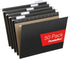 Pendaflex Letter Size File Folders, 50 Pack, 11 Point Black Paper Stock, Adjustable Tabs for Filing Cabinet