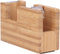 Pssopp Desktop Tape Dispenser, Mini Bamboo Wood Tape Cutter Holder, Adhesive Roll Base Stationery Tool