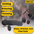 Drilax Rotary Tool Cutting Discs, 50 Pcs Cut Off Wheels, Double Fiberglass Reinforced Tool Set with 4 Mandrels