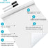 T&W SAME FILM Whiteboard Sticker for Wall, Dry Erase Paper with 1 Marker, 17.3''X36.2'' White, for Home, Office, School
