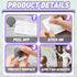 VNDUEEY 60 Pack Magnetic Clips, Heavy Duty Refrigerator Magnets, Whiteboard Magnets for Office, Home, Classroom (Silver)