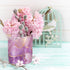 Cute Ceramic Pen Holder for Desk, WAVEYU Purple Marble Marker Holder, Makeup Brush Holders, Desk Accessories