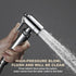 IIUUAYUVI HandheldSprayer for Toilet Round Cloth Diaper Sprayer BrassSprayer for Toilet HandheldSprayer - for Feminine