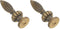 PATIKIL 23.5 x 73mm Lamp Finials Caps Knob, 1 Set Solid Brass Lamp