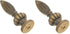 PATIKIL 23.5 x 73mm Lamp Finials Caps Knob, 1 Set Solid Brass Lamp