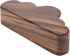 Pandapark Business Card Holder for Desk, Cloud Formation Wood Display Holder, 1PCS (Walnut Cloud)