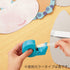 Kokuyo Portable Tape Dispenser, Hand Type with Smooth Blade, Japan Import (T-SM300W), White
