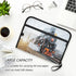 Kcldeci 13 Pocket Expanding File Folder, Steam Locomotive Train Accordion Document Organizer with Zipper Closure