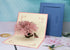 PENTA ANGEL Handmade Cherry Blossom 3D Pop Up Card for Romantic Love Letter, Wedding, Birthday Gift