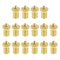 Aokin 16 Pcs 3D Printer Brass Nozzles - Extruder Nozzles for E3D V5 V6, 0.2mm to 1.0mm for 1.75mm Filament