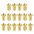 Aokin 16 Pcs 3D Printer Brass Nozzles - Extruder Nozzles for E3D V5 V6, 0.2mm to 1.0mm for 1.75mm Filament