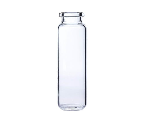 J&K Scientific 20ml Headspace Sample Vial, Clear Glass, 20mm Crimp-top, Rounded Bottom, Pack of 100