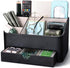 KINGFOM Desk Organizer with Drawer, Multifunction Pencil Holder for Desk, 5 Compartments Desk Organizer and Accessories
