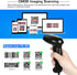 WoneNice 2D QR/PDF417/Data USB Barcode Scanner Handheld Wired Matrix Reader for POS, Retail, Warehouse & Mobile Payment