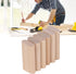 50Pcs Beech Wood Stopper Insertion Dowel Block, 10x24x50MM for Woodworking Furniture Splicing Tool