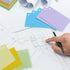 Tecmisse 600 3 5 (7-Color Pieces Index Cards Rulded, Colorful Flash Cards x Index Card with Rings, Heavy Study Cards