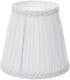 ARTIBETTER Cloth Clip-on Bubble Lamp Shade 5.12 Inch Pleated Fabric Cover for