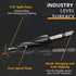 MulWark Four Spiral Flute Cobalt Step Drill Bit Set and Automatic Center Punch, Industrial Grade Coated Step Bit