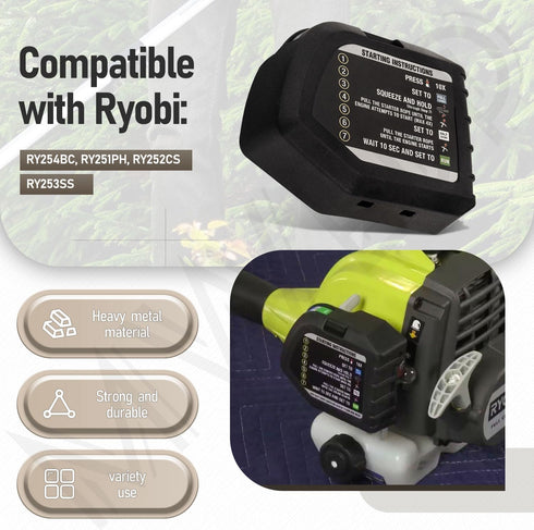 308649003 307191001 5687301 Air Filter & Cover for Ryobi RY251PH RY252CS RY253SS RY254BC String Trimmers