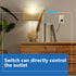 15A 120V/125V LCS1-1PTR-LASWP, LIDER Matte Finish Lighted Combination Decorator Switch and Tamper-Resistant Receptacle