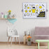 Small Dry Erase White Board, Magnetic Desktop Whiteboard with Stand, Mini Easel Double Sided for Kids Drawing