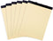 Mintra Office Legal Pads, BASIC CANARY 6pk, 8.5in x 11in, WIDE RULED, 50 Sheets per Notepad