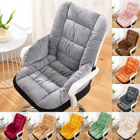 Gujuja Desk Chair Cushion Office Chair Pad with High Back Support Seat Cushion with Non-Slip Bottom for Office Car Home
