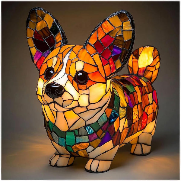 Yinhamnl 2025 New Corgi Lamp and Pug Lamps, Boxer Dog Lamp, Dogs Series