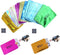 JUMISEE (60 Pack) Holographic RFID Blocking Sleeves, Anti-Theft Wallet Protect Case