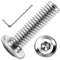 30Pcs M8 Bolts M8 x 25mm Flat Head Hex Socket Cap Screws, 304 Stainless Steel Furniture Screws by Mywish