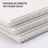 RETTACY Graph Paper Notebook 3-Pack - A5 Graph Grid Spiral Notebook with 160 Pages per Pack, Notebooks for School, Homework, Math, 100 GSM Premium Acid-Free Paper, Twin-Wire Binding, 5.7" × 8.22" by RETTACY