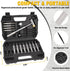 23PCS Set, Set Hammer Set Beaiguna Punch Upgraded Roll Pin Punch Mechanic Tools, Punch and with Bench Block, Steel