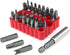 Ofiswadi 46pcs Set Set(Red) Security Bit with Security Torx, Square, Metric & SAE Hex, Torq, Phillips, Slotted